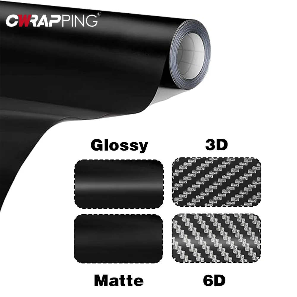 Laptop Accessories All - Folia Samochodowa Węglowa Matowa Błyszcząca Czarna