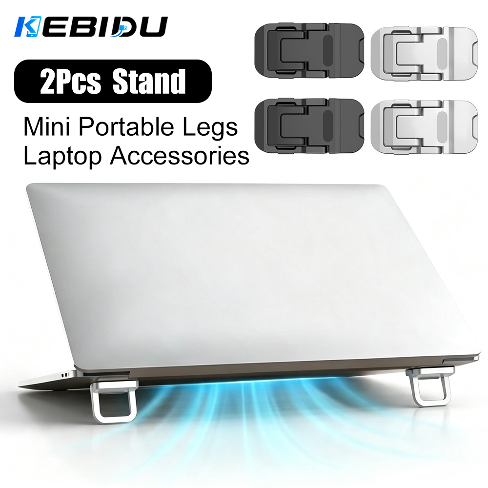 Laptop Stand Riser - KEBIDU 2 szt. Mini składana podstawka