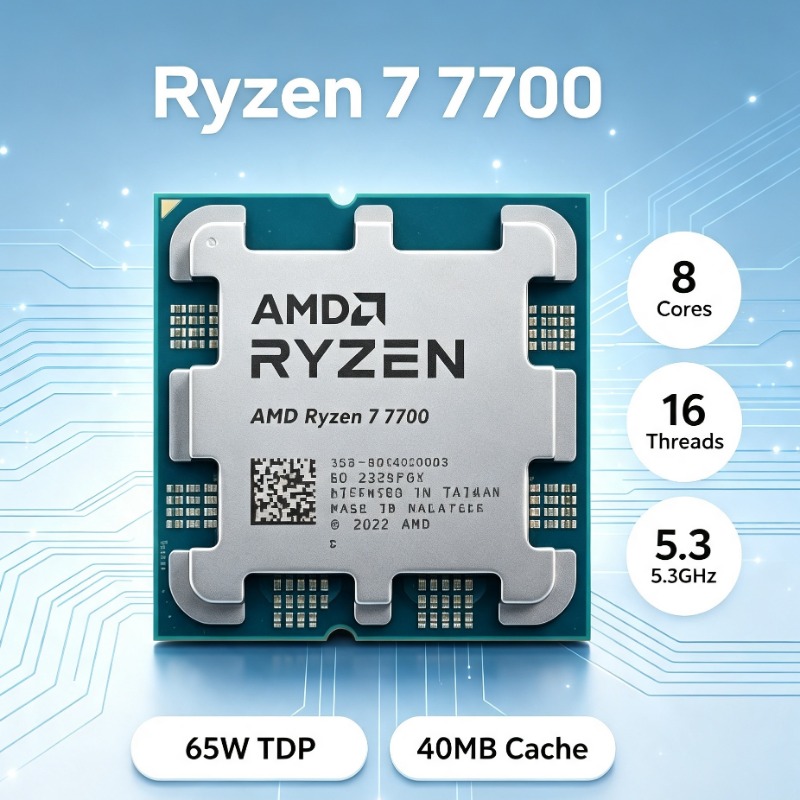 Amd Cpu Ryzen 7 - Procesor AMD Ryzen 7 7700 8C16T