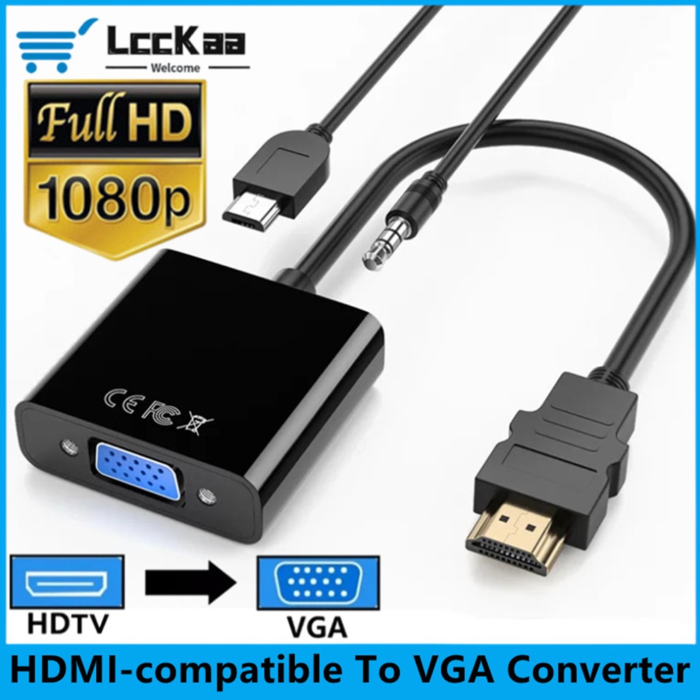 Hdmi Vga Adapter - Kabel konwertera HDMI na VGA HD