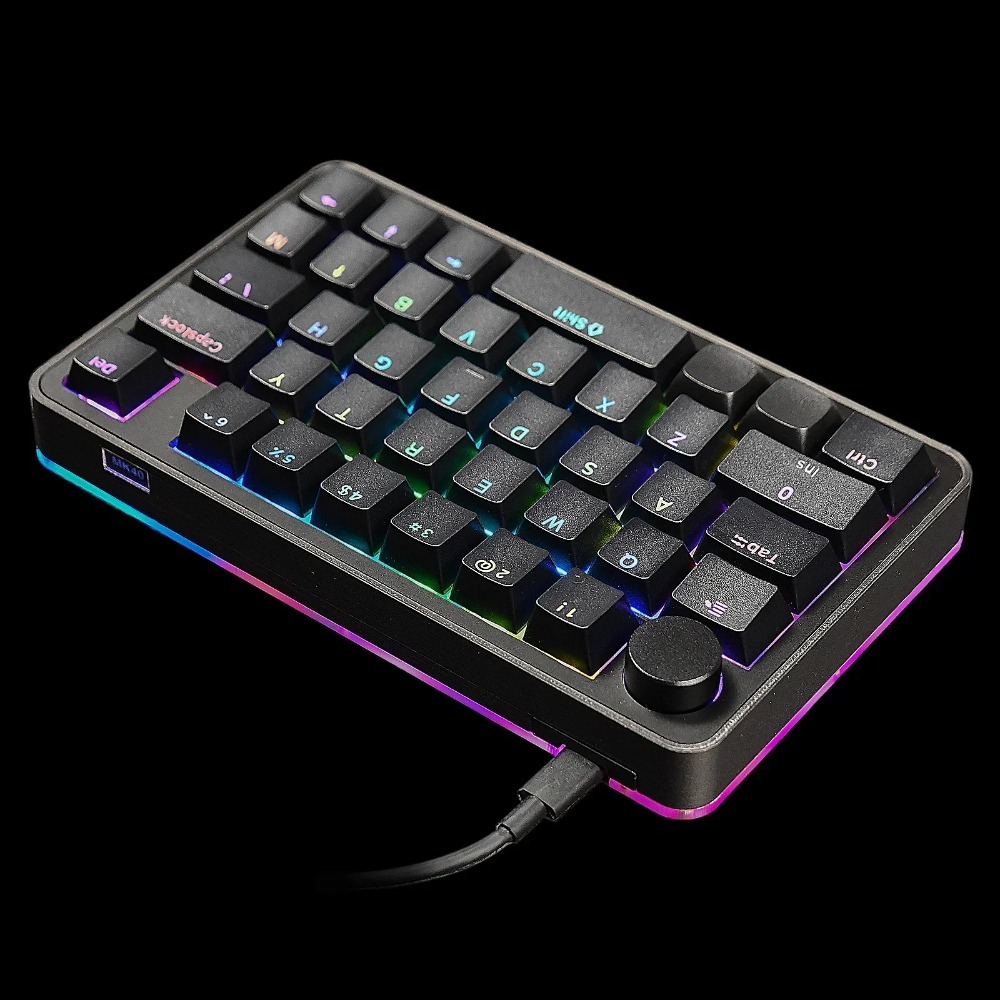 Laptop Accessories To Have - Klawiatura mechaniczna MK40 dla leworęcznych graczy,