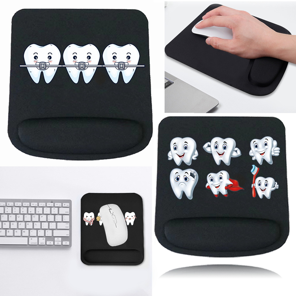 Laptop Accessories For Wrist Support - Podkładka pod mysz czarna mata na