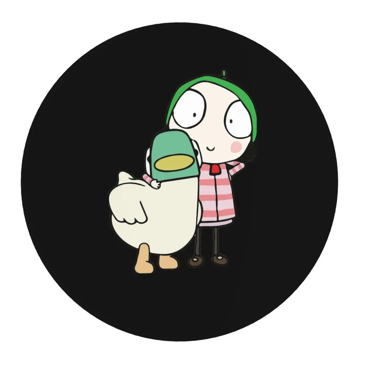 Laptop Accessories To Have - Podkładka pod mysz Sarah i Kaczka,