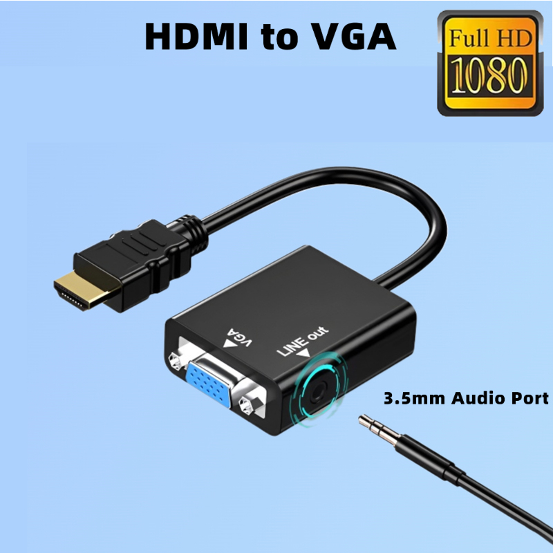 Konwerter HDMI na VGA z audio, – Hdmi Vga Adapter recenzja i cena