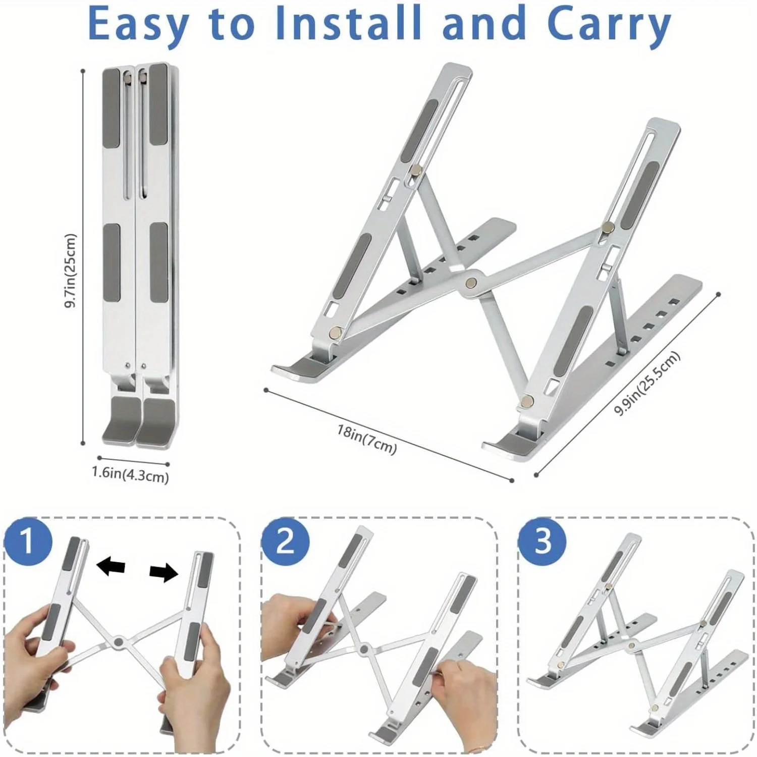 Składana Aluminiowa Podstawka  – Laptop Stand Riser recenzja i cena