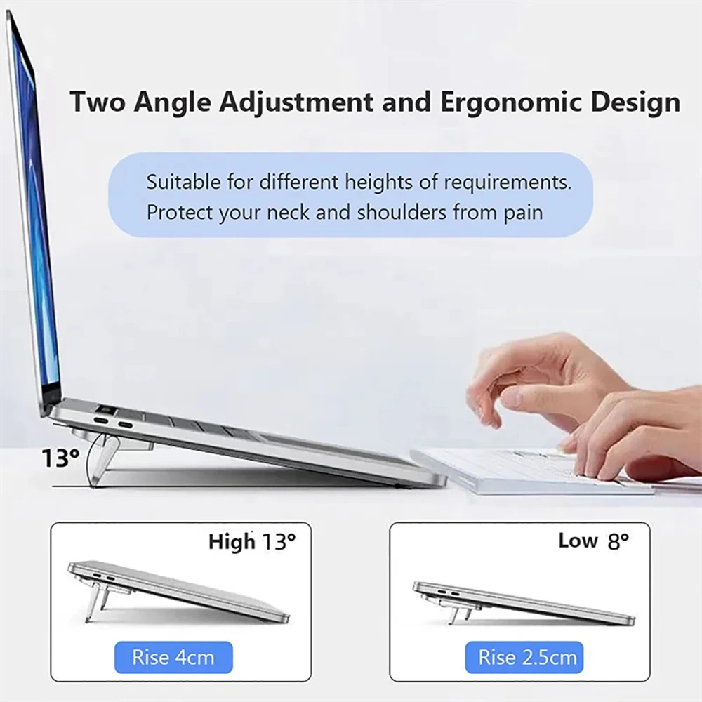 2 szt. Składane, niewidoczne p – Laptop Stand Riser recenzja i cena