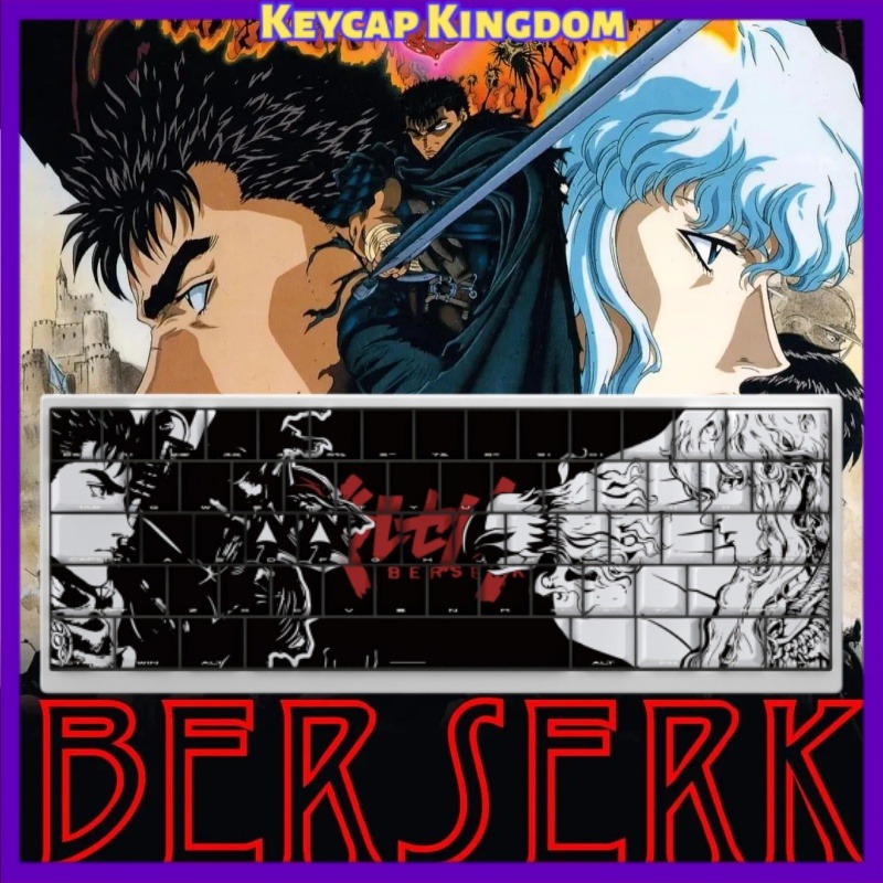 Klawisze BERSERK Anime, 98 kla – Laptop Accessories Gifts recenzja i cena