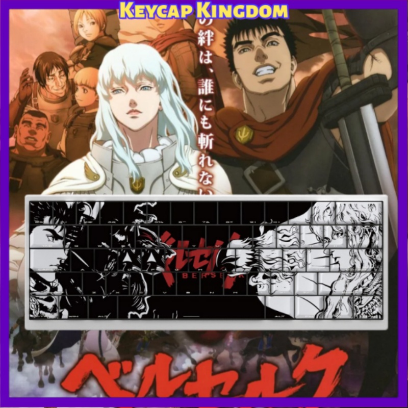 Klawisze BERSERK Anime, 98 kla – Laptop Accessories Gifts recenzja i cena