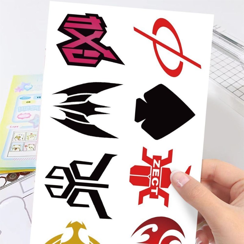 60 arkuszy naklejek z logo Kam – Laptop Accessories All recenzja i cena